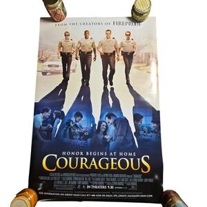 Courageous 2011 Promo Movie Poster 27x40 Alex Kendrick, Ken Bevel, Kevin Downes